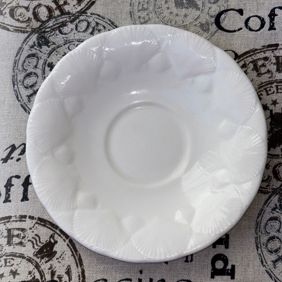 Coalport Other - Coalport Oceanside White Saucer 5 1/2" Fine Bone China Made In England Shells